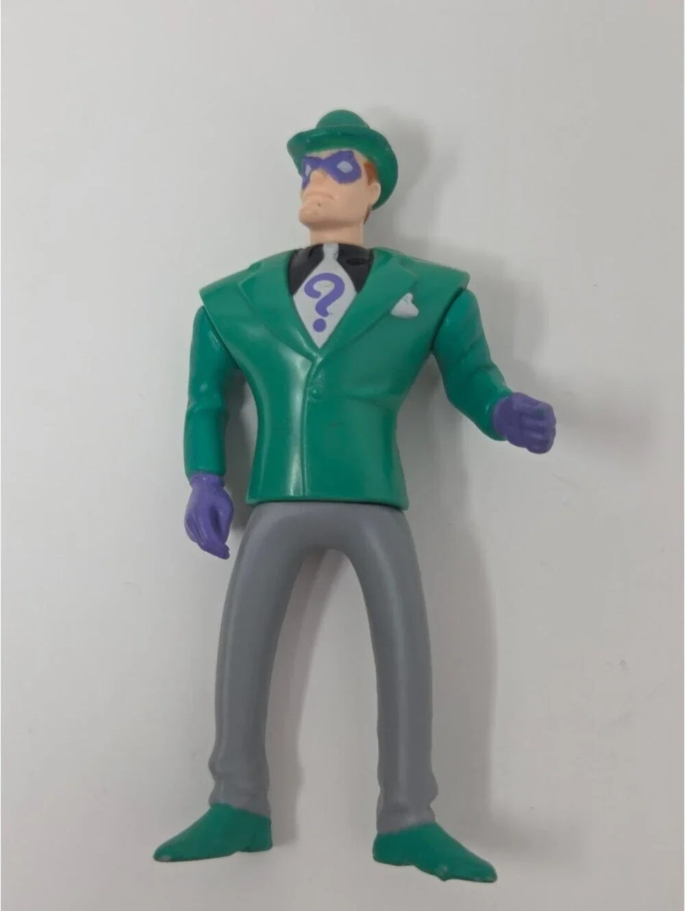 1993 McDonalds DC Comics The Riddler Green Suit Toy Figure